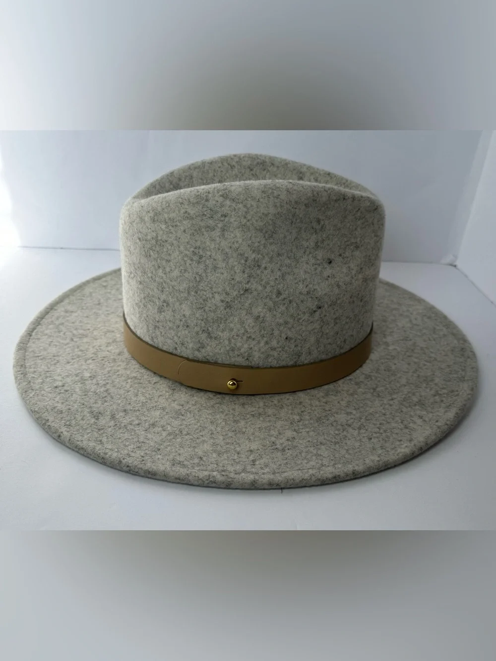 Lack of Color The Mack Wool Fedora Hat Grey Size Small 55cm